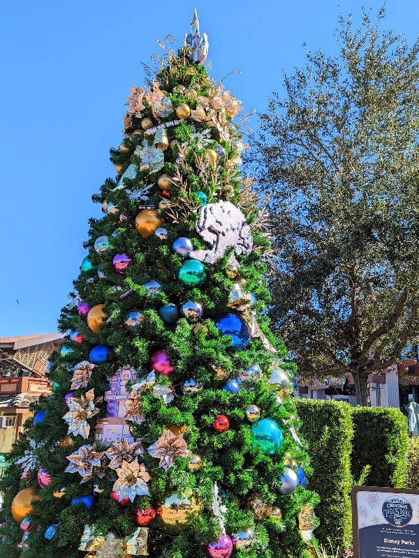 Disney Park Christmas tree