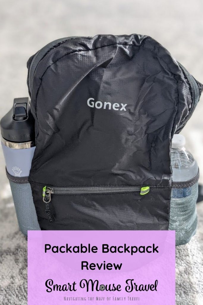 Our Gonex Ultralight packable backpack from Amazon is the perfect lightweight, inexpensive, durable, and easily packable backpack for travel.