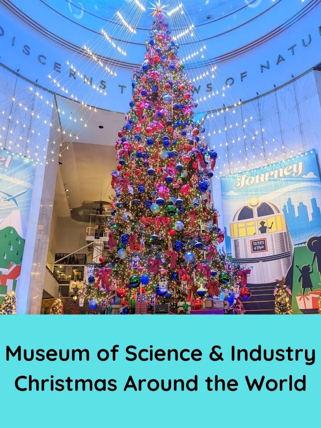 Museum of Science and Industry Chicago has some of the best Chicago holiday decorations. See why MSI Christmas Around the World should be part of your Christmas in Chicago tradition.