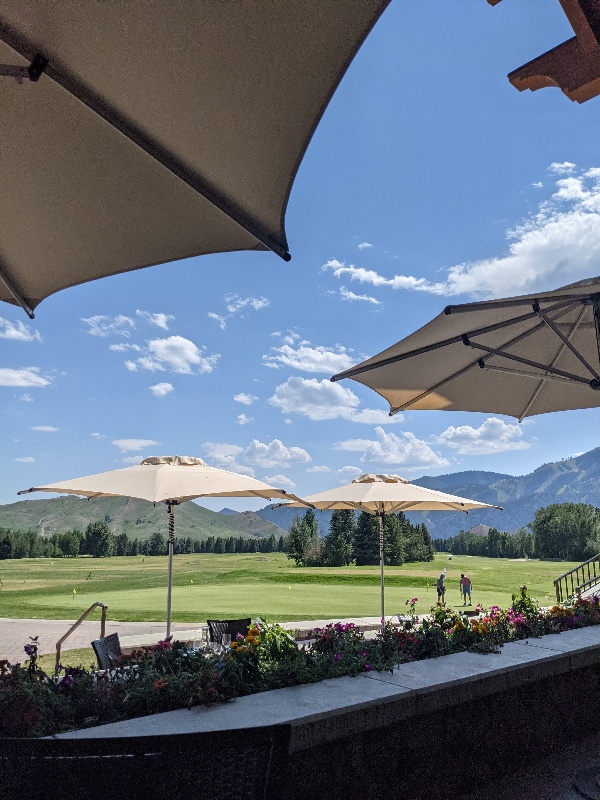 View of Trail Creek golf course in Sun Valley