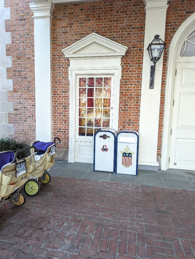 Figment's Brush with the Masters American Adventure location is tricky to find between Regal Eagle and the theater