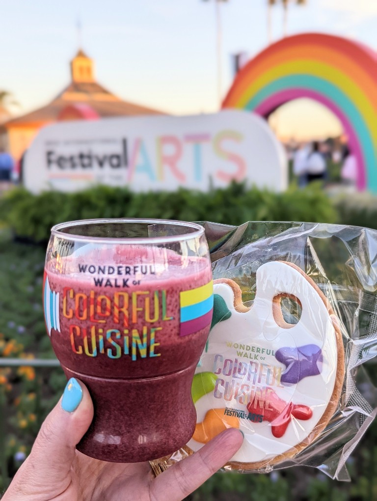 Wonderful Walk of Colorful Cuisine cookie and smoothie treat for completing the walk