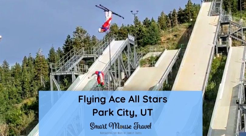 Flying Ace All Stars at Utah Olympic Park showcases Olympic athletes and hopefuls during a spectacular show full of jumps, twists, and flips.