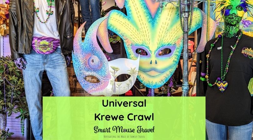 Universal Krewe Crawl is a great excuse to explore Universal Studios Florida and earn a prize during the festive Mardi Gras season.