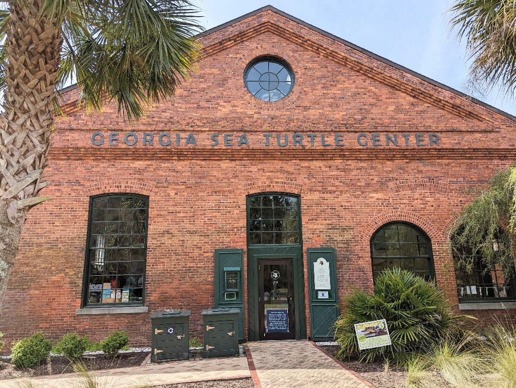 Front entrance of Georgia Sea Turtle Center