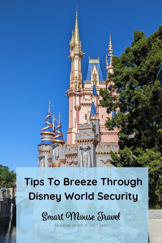 Everyone must go through security at Disney, but you can breeze through Disney World security with these time saving tips.