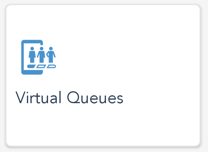 Disney World app virtual queue icon
