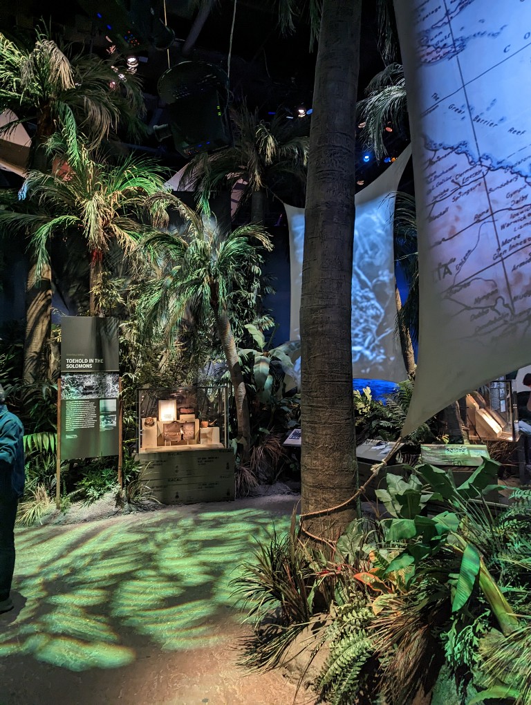Walk through simulated jungles at the immersive National WWII Museum when visiting New Orleans before or after a Disney Cruise