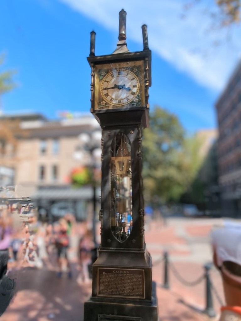 The iconic Gastown Steamclock in Vancouver plays a tune every 15 minutes