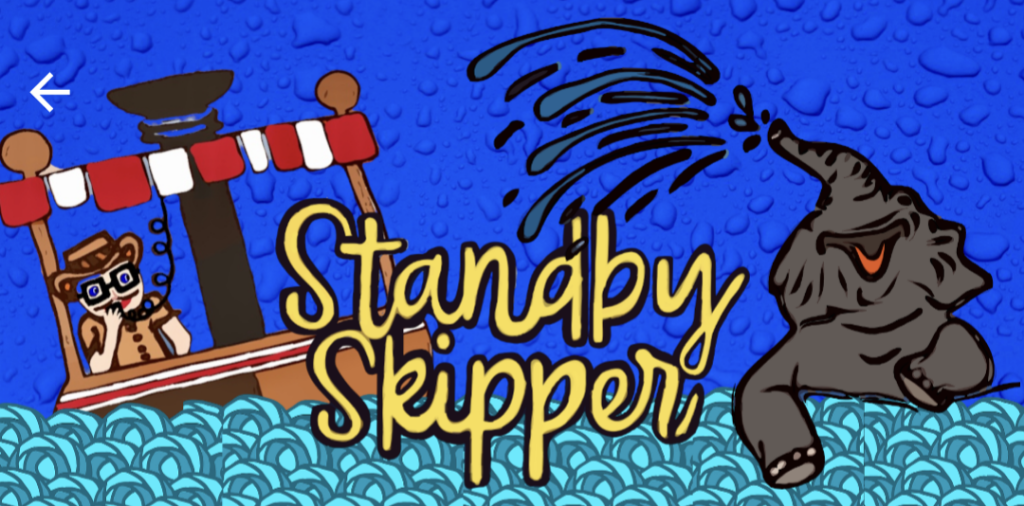 Standby Skipper logo on a blue background