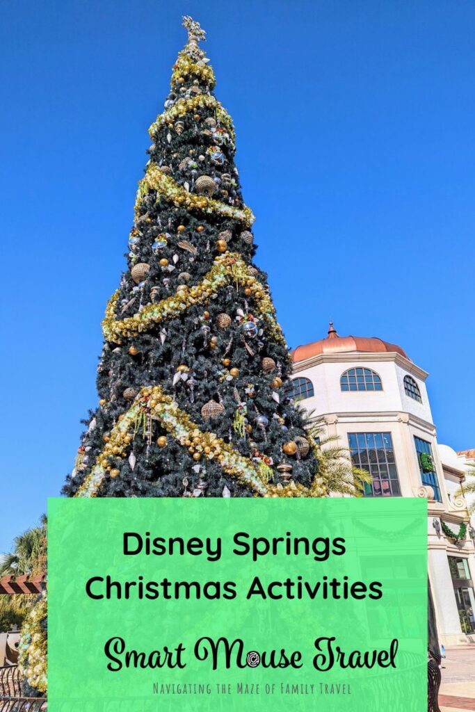 Disney Springs Christmas activities are the perfect holiday Disney World rest day. Use our Disney Springs Christmas guide to plan your trip.